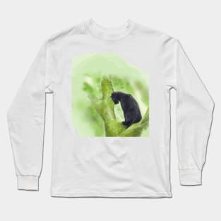 雨中黑豹 panther in the rain Long Sleeve T-Shirt